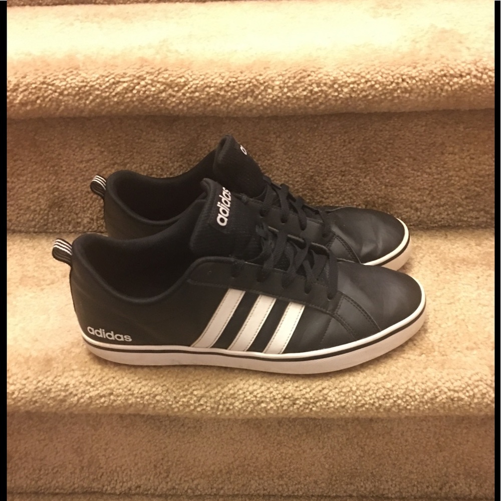 Adidas black&white size 12